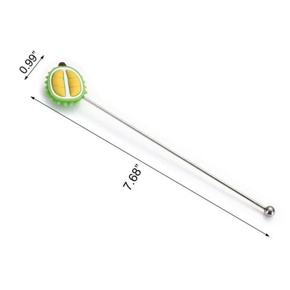 7.68 L Stainless Steel Durian Top Beverage Stirrers Coffee Stick
