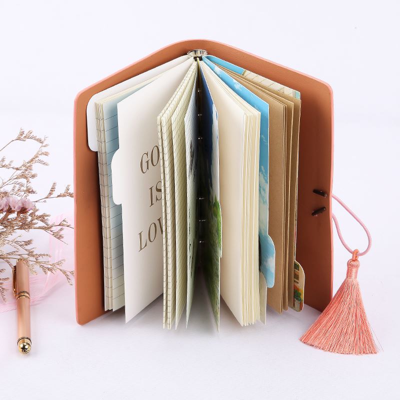 A6 PU Leather Notebook Daily Journal Daybook