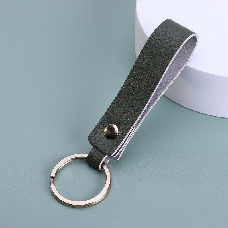 PU Leather Keychain for Car Home Key Ring Strap Holder Lanyard Women Men Universal Key Fob Keychain