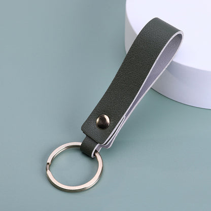 PU Leather Keychain for Car Home Key Ring Strap Holder Lanyard Women Men Universal Key Fob Keychain