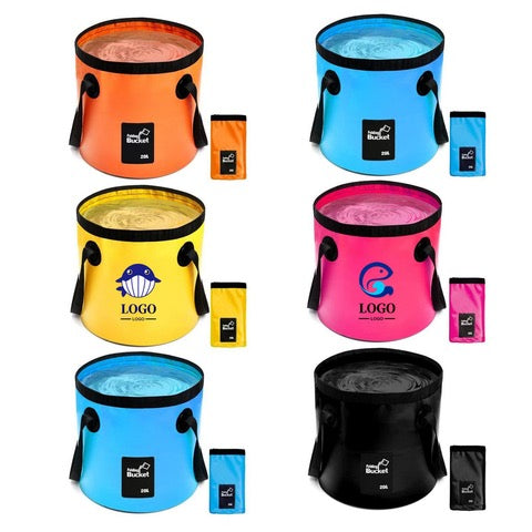 Collapsible Bucket 5 Gallon Container Folding Water Bucket Portable Wash Basin 20L