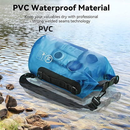 10L Transparent Waterproof Tube Bag/Dry Bag