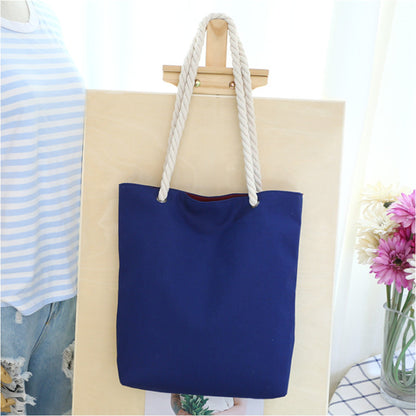Canvas Grocery Shopping Tote Bag