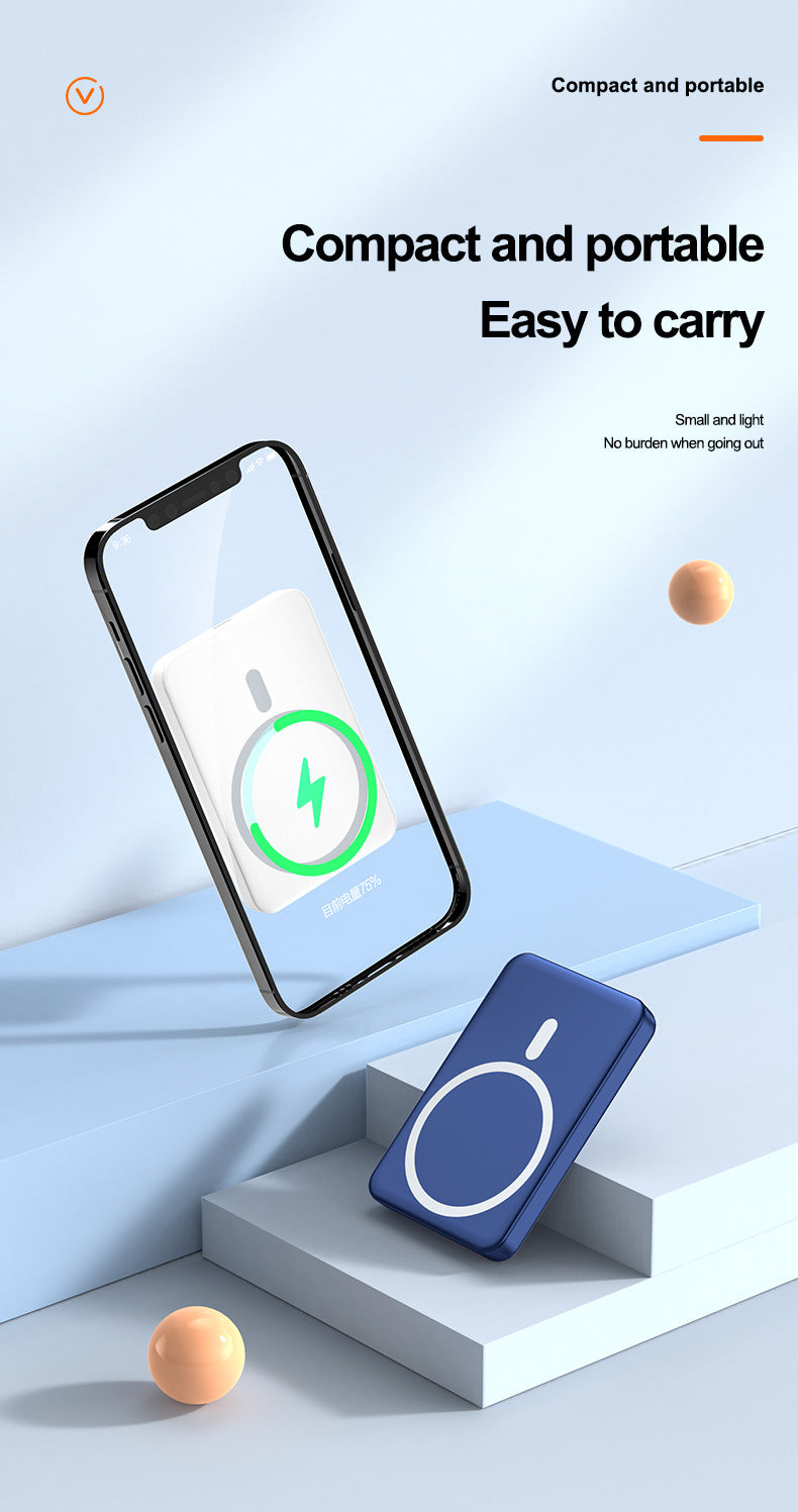 5000mAh 15W Wireless Charging Power Bank W/UL Certification