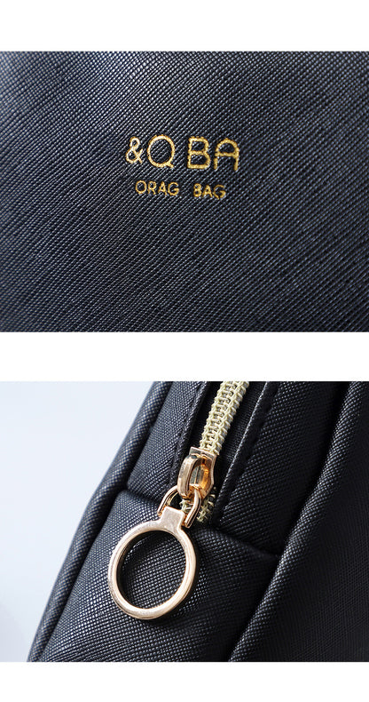 PU Leather Zipper Makeup Bag Handle Bag Lipstick Storage Pouch