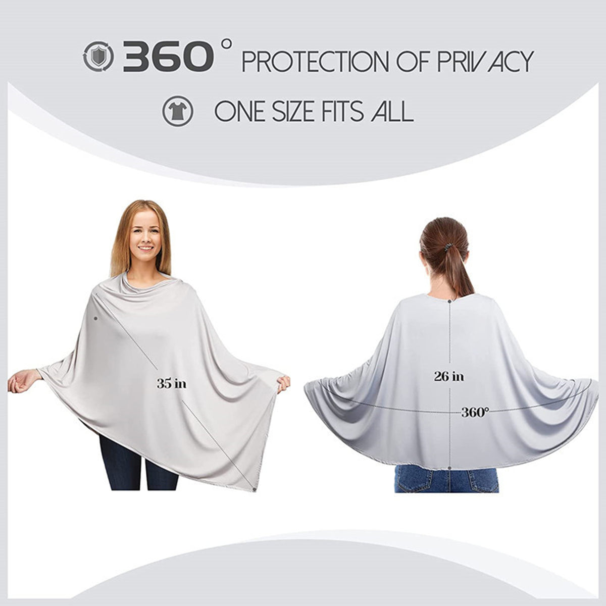 Women Nursing Cover, One Size Fits All, Maternity Clothing for Breastfeeding