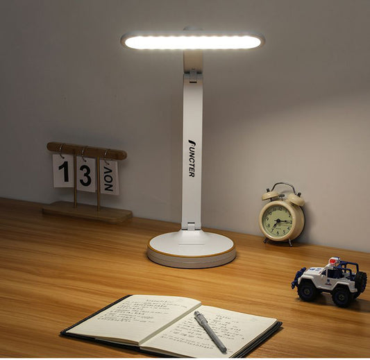 LED Foldable Desk Lamp, 3 Lighting Brightness Levels W/Adjustable Arm