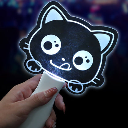 Dark Party Glow Stick Custom Cat Light Stick Handheld Glow Sign - Multi Colors Light
