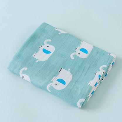 Full Color Imprint Premium Muslin Baby Wrap Swaddle Blanket