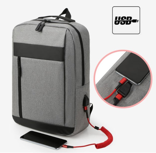 Anti Theft Laptop Backpack w/Charging Port