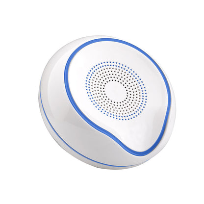 LED Flash Wireless Speaker w/Metal Hang