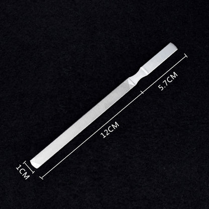 7.1" Stainless Steel Double sided Nail File- Size