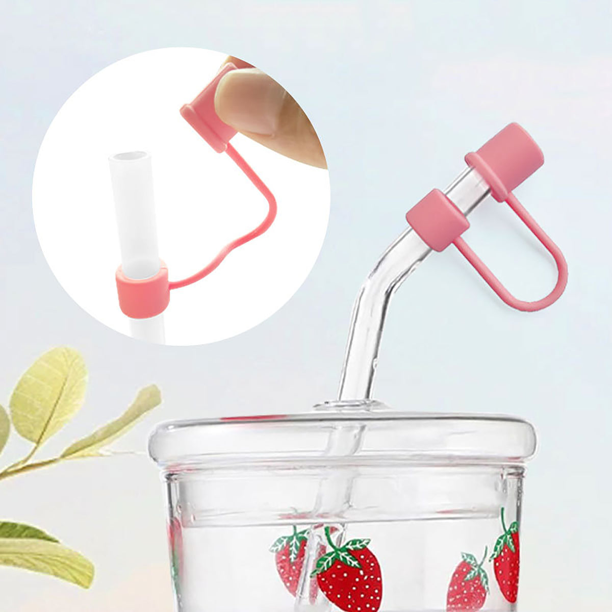Silicone Straw Covers Cap