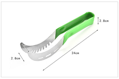 Stainless Watermelon Slicer Cutter Tool - Cutters for Fruit Cut Outs Unique Kitchen Gadgets