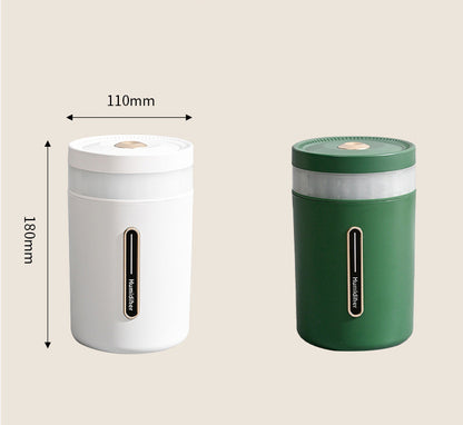 1000ml Rechargeable Battery Operated Cool Mist Humidifier Personal Desktop Humidifier Night Light