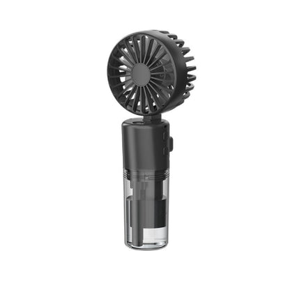 Humidifier Fan W/4 Speed Adjustable Cooling Fan 180 Foldable Handheld Fan with Lanyard