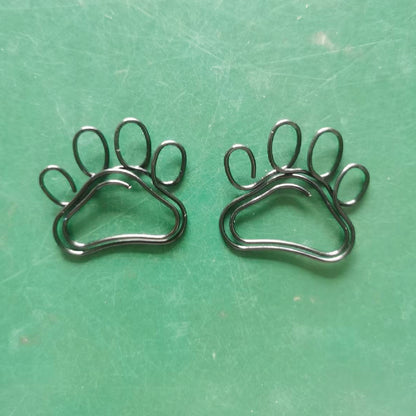 Dog Paw Metal Paper Clasp Custom Shape Paper Clip