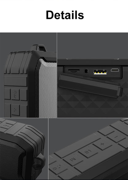 1200 mAh IP65 Waterproof Square Wireless Speaker
