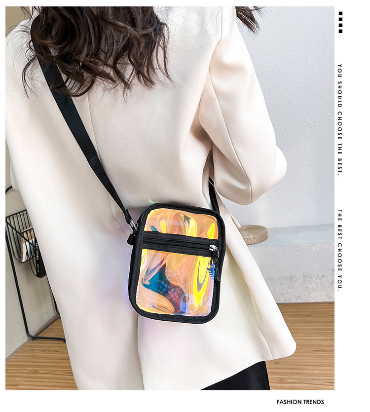 Iridescent Clear Blank Front