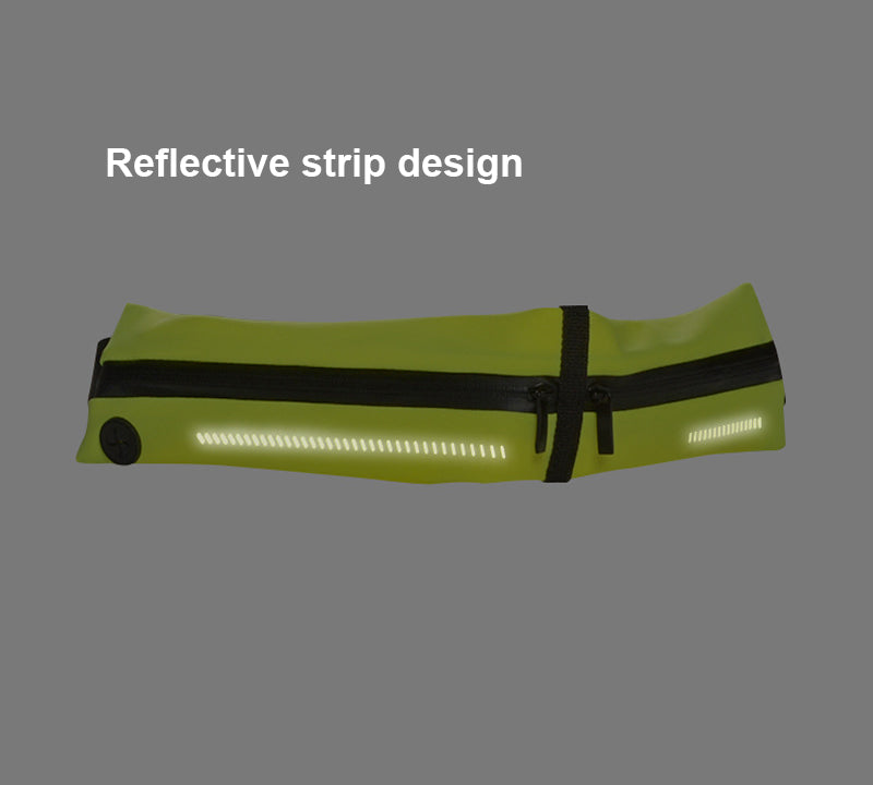 Reflection Fanny Pack Outdoor Sports Water Resistant Polyester Waist Bag