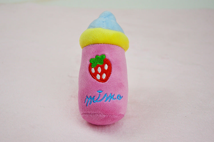 4" Stuffed Toy Crystal Super-Soft Surface Plush Toy - Feeding-Bottle