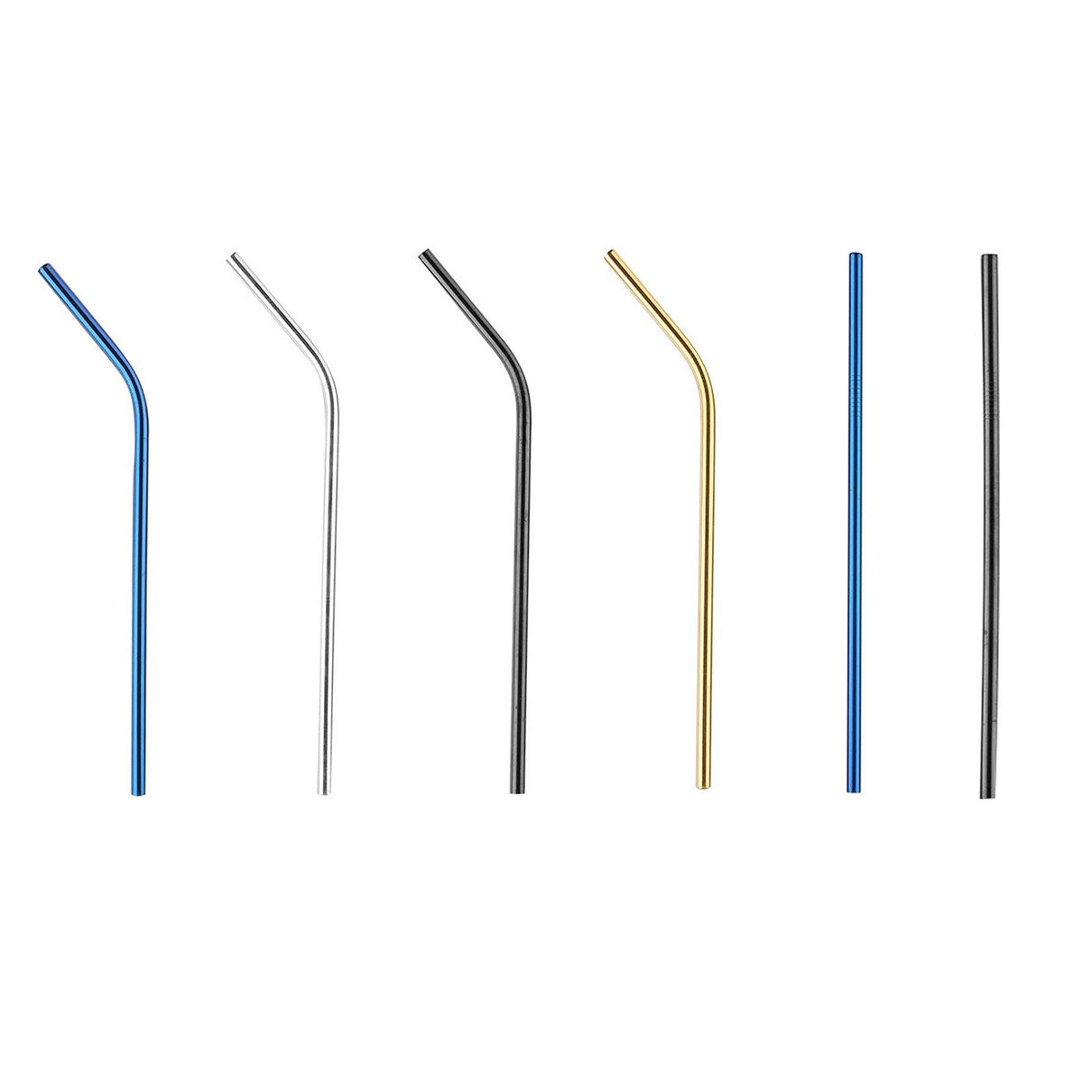 12 Oz. - 17 Oz Titanium-Plated Gold Water Cup w/Straw
