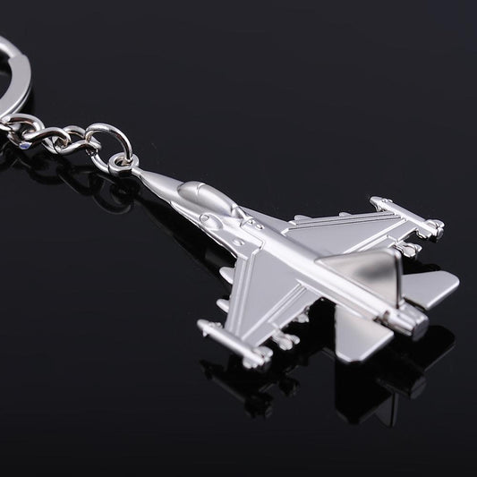 3D Airplane Shaped Key Ring