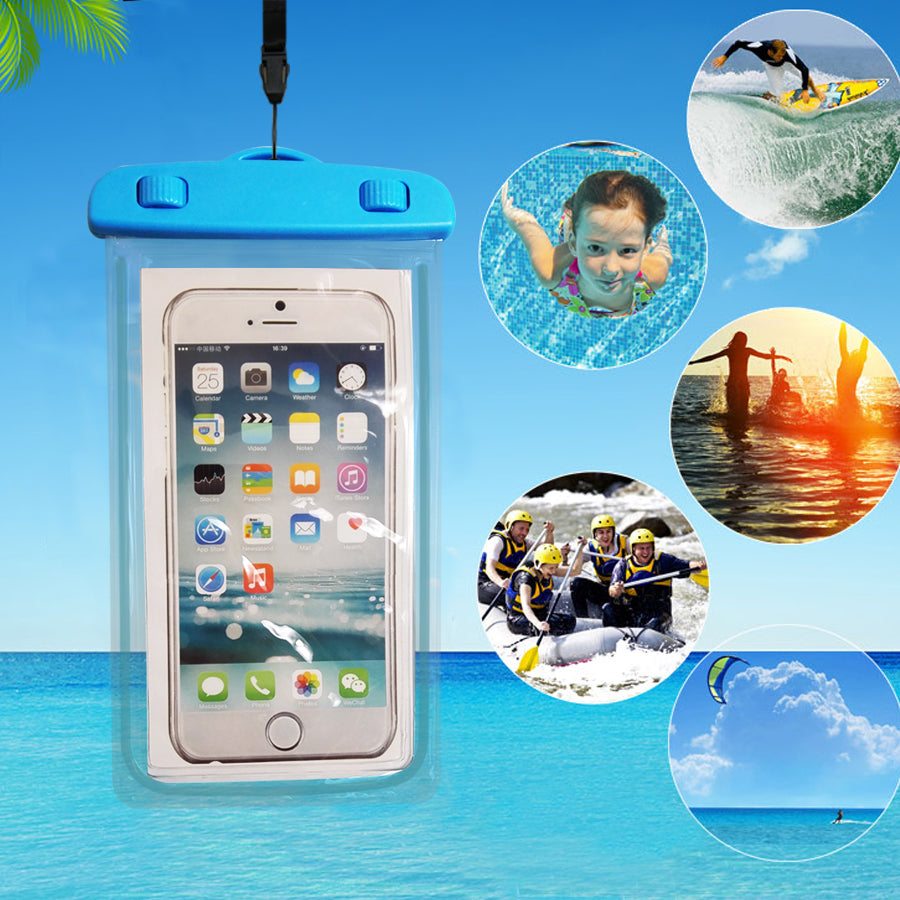 5.5'' Luminous Waterproof Bag For phone pouches