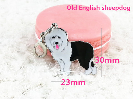Old English Sheepdog Keychain/Pendant