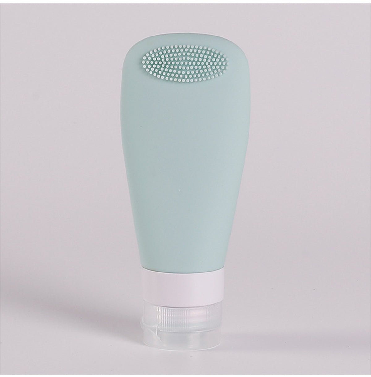 3 OZ Silicone Travel Split Bottles W/Bristle Brush