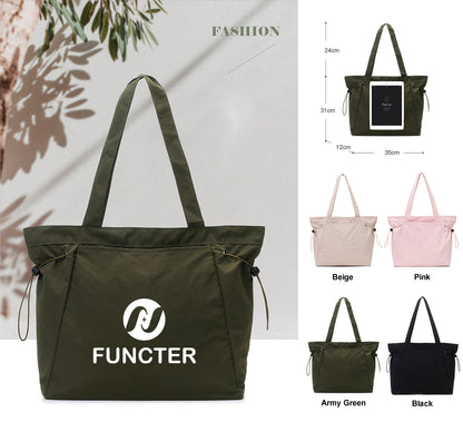 Women Tote Bag with Zipper Gym Tote Work Tote Nurse Dance Yoga Bag for Sport Travel