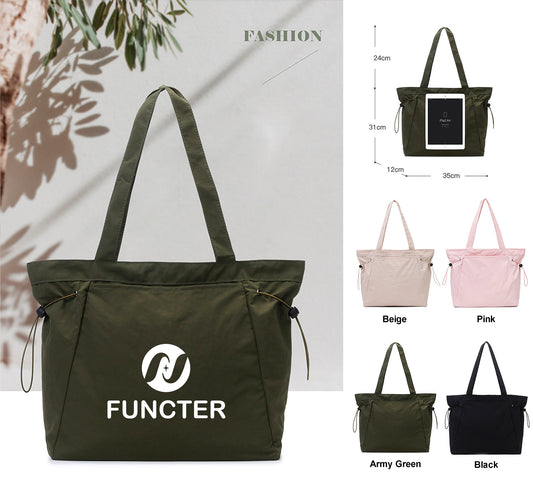 Women Tote Bag with Zipper Gym Tote Work Tote Nurse Dance Yoga Bag for Sport Travel