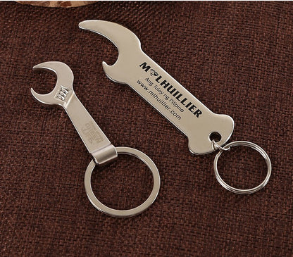 Creative Design Wrench-Shaped Bottle Opener w/Key Tag