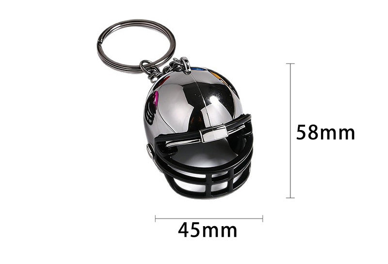 Football Helmet Keychain Phone Pendant Bag Keyring Bag Pendant Charm Accessories