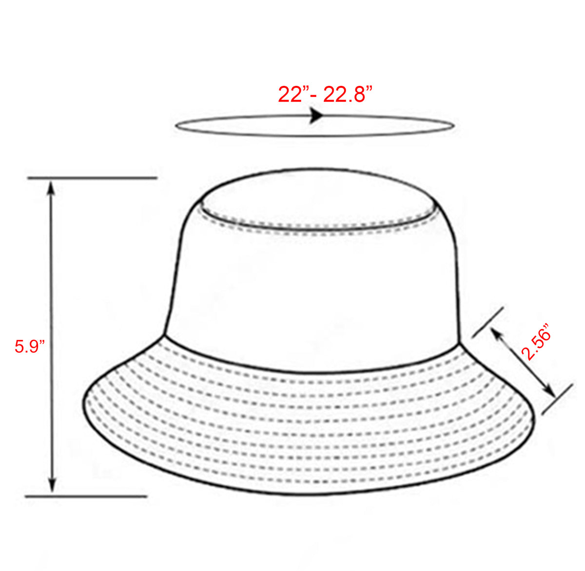Polyester Double-Sided Wear Pride Hat Fisherman Cap