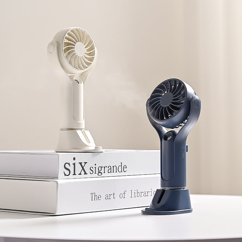 Portable Fan Misting Fan Desk Fan Handheld Fan For Outdoor Rechargeable Mini Fan