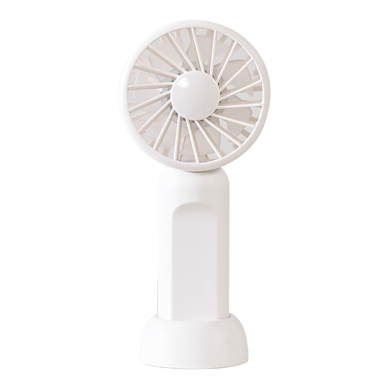 Rechargeable Mini Handheld Fan With 3 Levels Of Adjustable Wind Speed