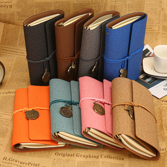 A6 PU Leather Journal Daily Notebook Daybook