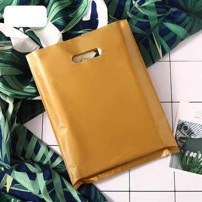 9"x12" 2.4mil Merchandise Bag W/ Die Cut Handle for Boutique Bag Shopping Clothes Packaging Bag