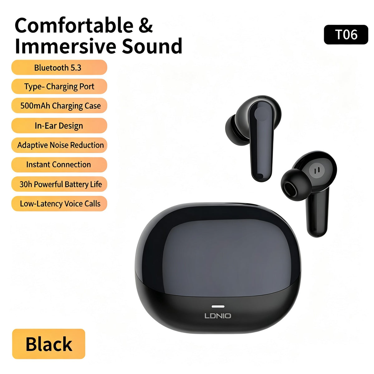 Mini Wireless Earbud w/Charger Box