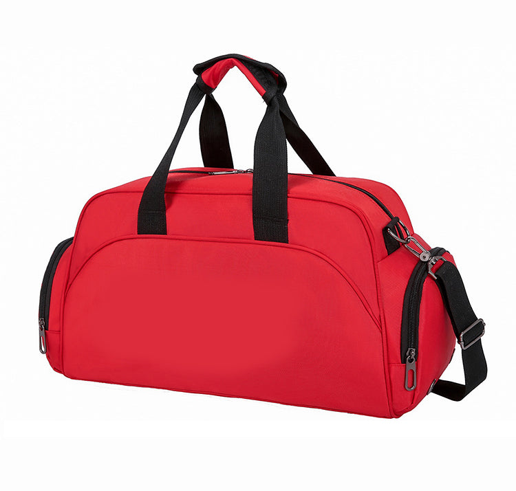 Wet and Dry Separated Nylon Tote Bag Swimming Bag Gym Bag for Beach/Fitness/Travel(Size M)
