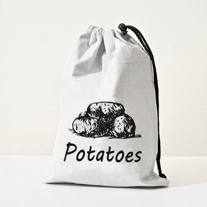 Custom Reusable Drawstring Potato Storage Bag