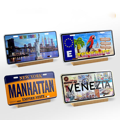 Custom Metal Aluminum License Plate Tag