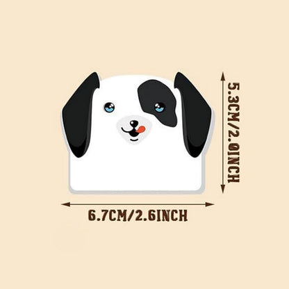 30 Sheets Custom Paper Cute Dog Sticky Notes Note Book