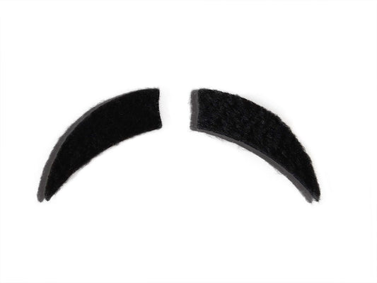 2 Piece Faux Mustache w/Down-Turned Ends