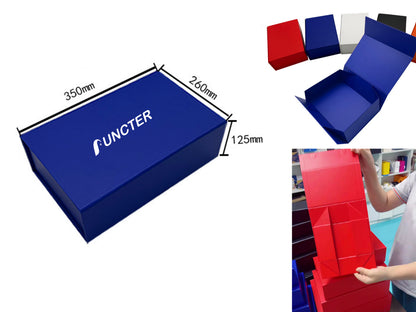 Folding Gift Box/One-piece Gift Box/Magnetic Clamshell Packing Box 13.8'' X 10.24''