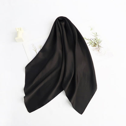 28" x 28" Black Scarf Neck Scarves Kerchief Neckerchief Handbags Wrap Scarf #67