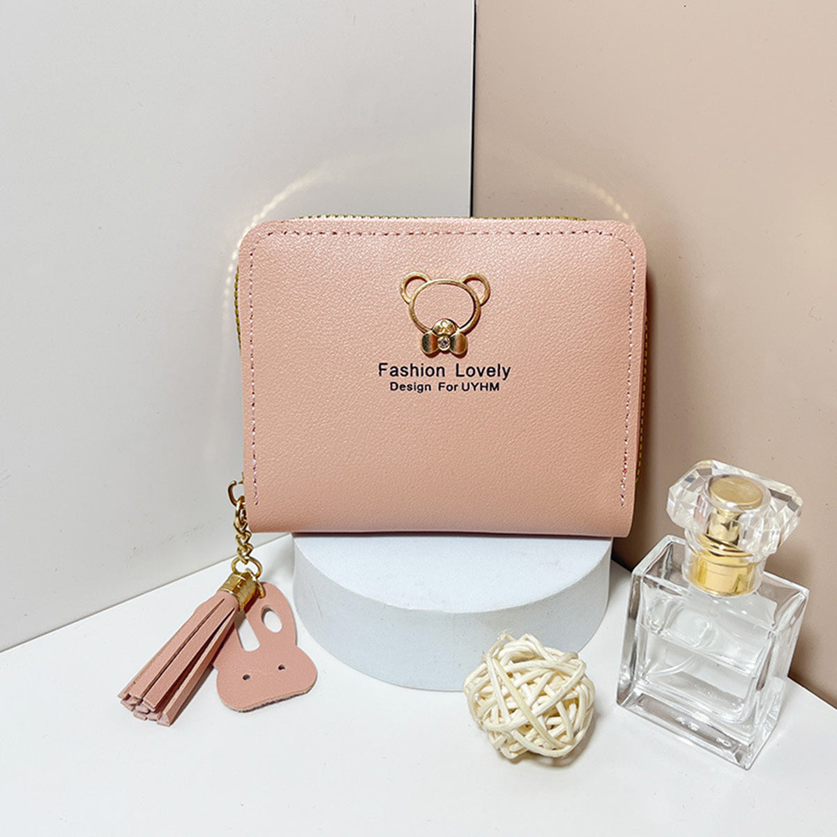 Ladies Short Wallet Zipper Wallet Change Wallet Mini Pouch Card Holder
