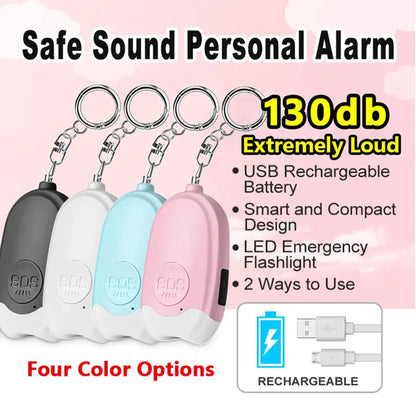 130dB Emergency Security Alarm SOS Alarm Keychain
