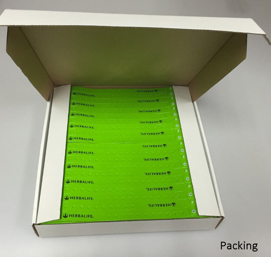 Disposable PVC Wristband Identification Bracelet for Events